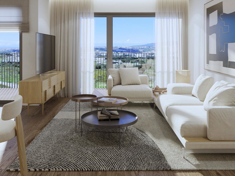 4 bedroom flat with balcony and parking in new development