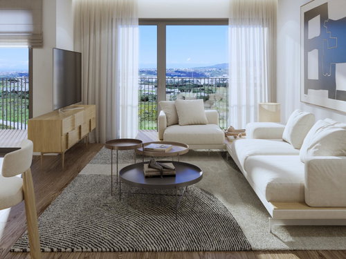 4 bedroom flat with balcony and parking in new development