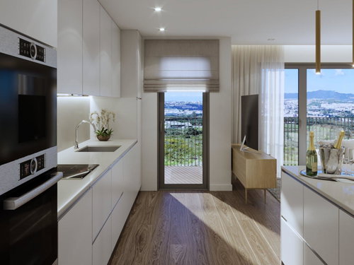4 bedroom flat with balcony and parking in new development