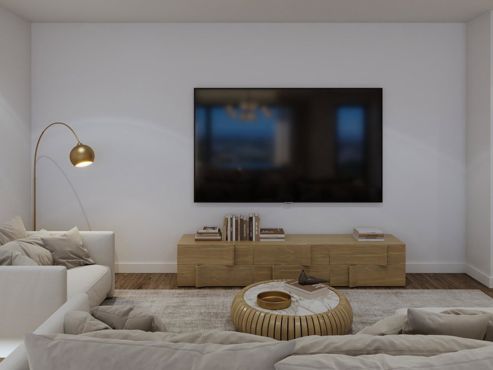 4 bedroom flat with balcony and parking in new development