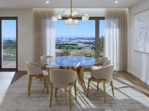 4 bedroom flat with balcony and parking in new development