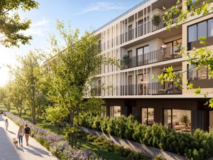 2 bedroom flat with balcony and parking in new development