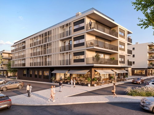 4 bedroom flat with balcony and parking in new development