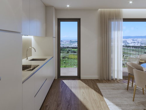 4 bedroom flat with balcony and parking in new development