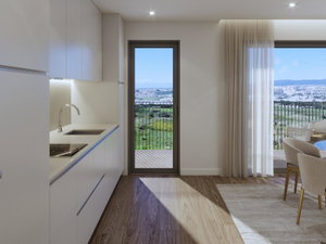 4 bedroom flat with balcony and parking in new development