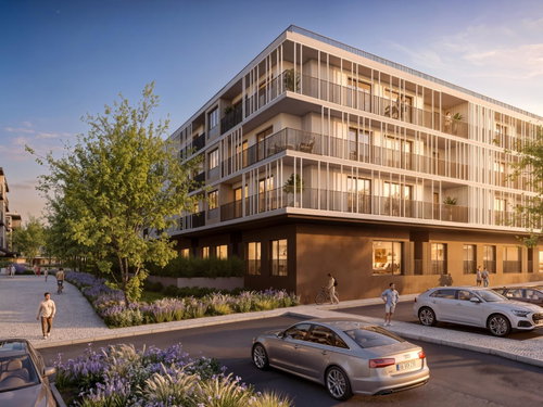 4 bedroom flat with balcony and parking in new development