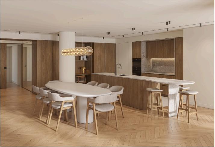 4 bedroom flat Chiado, with garage, in the finishing phase