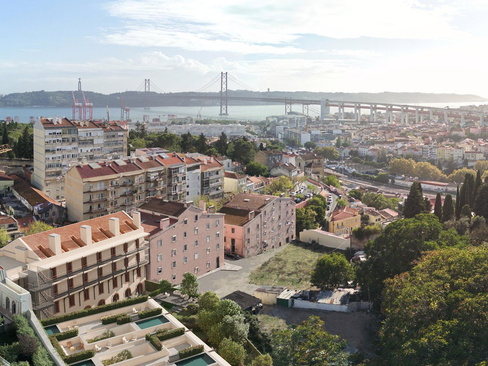 1 bedroom flat with parking in condominium with pool and garden