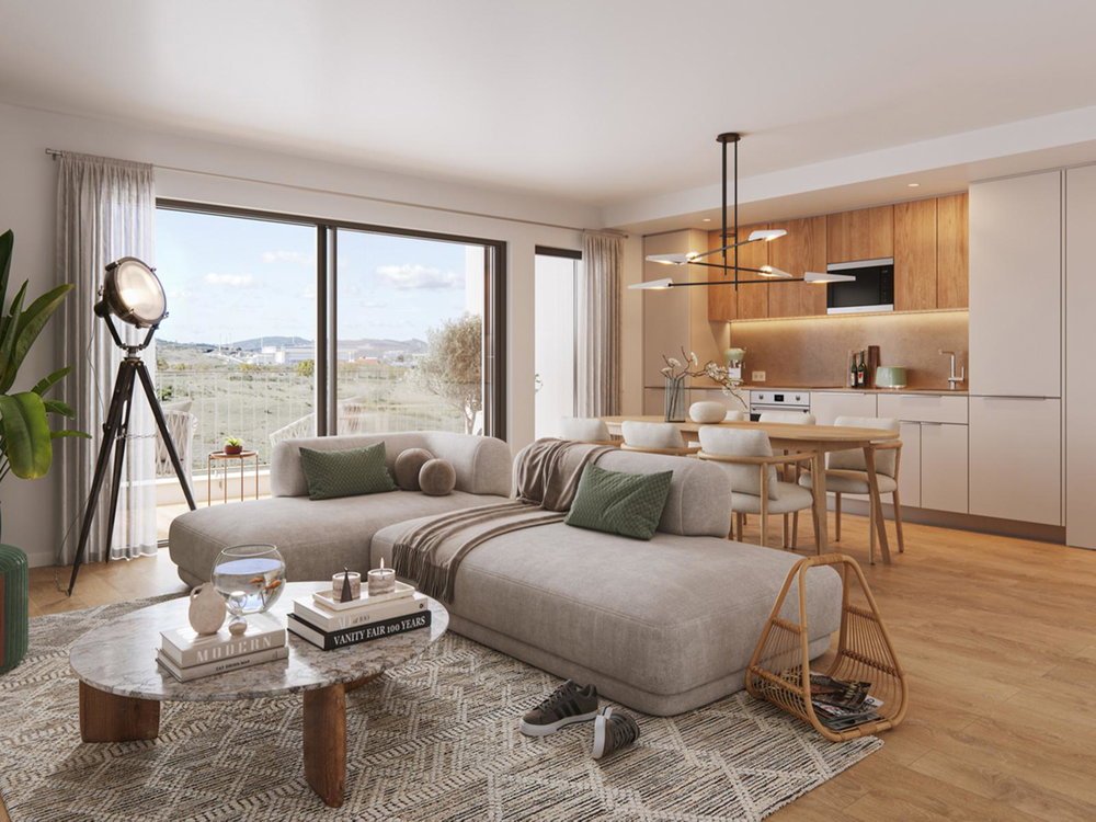 2 bedroom flat with balcony in new development Élou Jardins