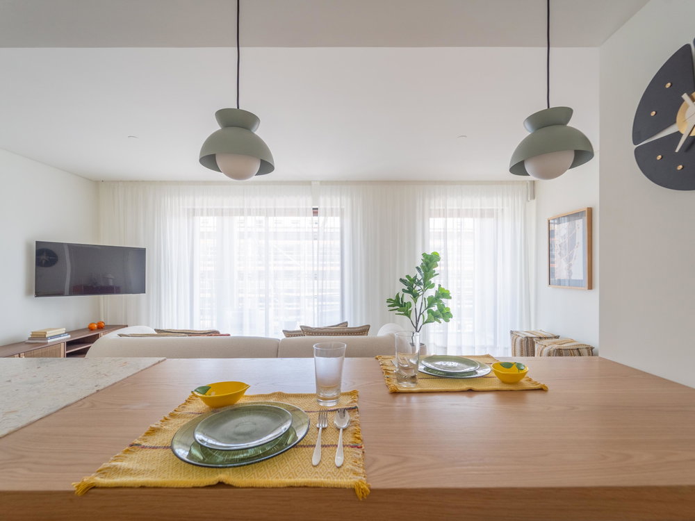 1 bedroom flat with outdoor area in the most recent development next to the Douro River