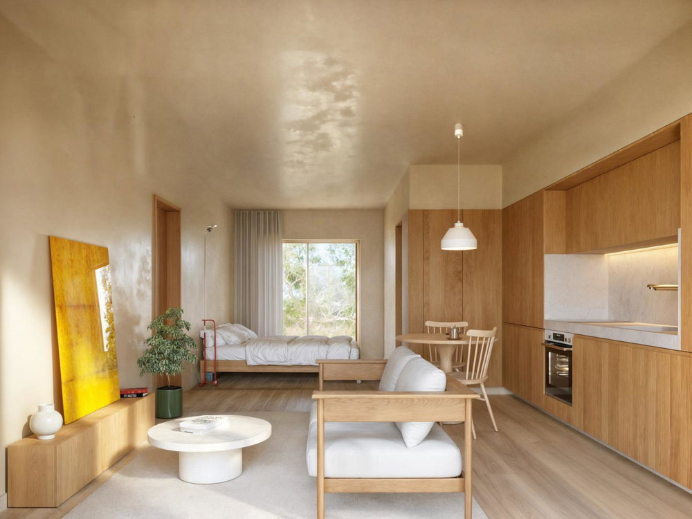 Apartment T0, Olive Green, Alcácer