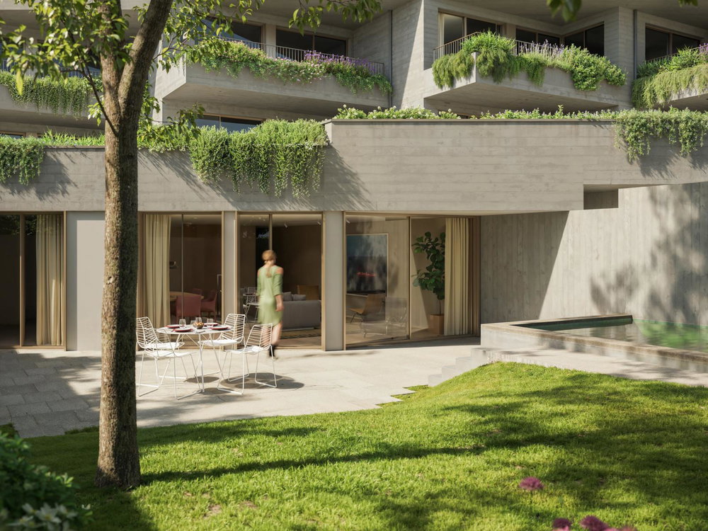 1 bedroom flat with balcony and parking in a new development in Porto