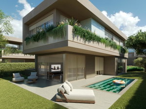 3 bedroom villa with garden and swimming pool in a new development in Cascais
