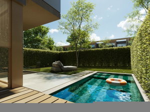 3 bedroom villa with garden and swimming pool in a new development in Cascais