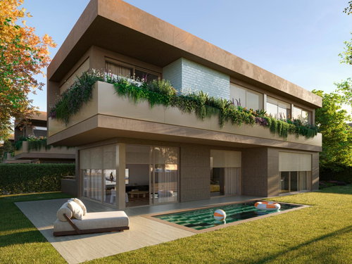 3 bedroom villa with garden and swimming pool in a new development in Cascais