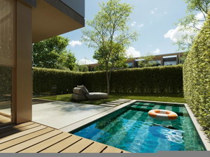 3 bedroom villa with garden and swimming pool in a new development in Cascais