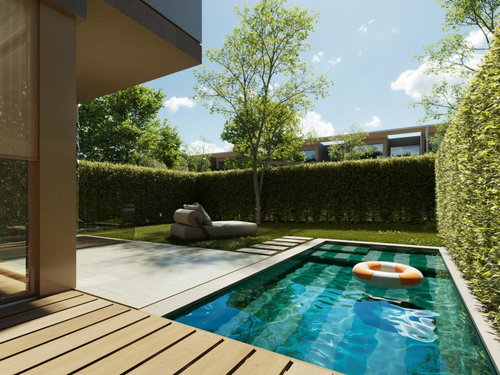 4 bedroom villa with garden and swimming pool in a new development in Cascais