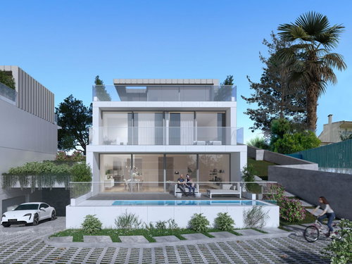 4 bedroom villa in Cascais with sea views, private pool and gym