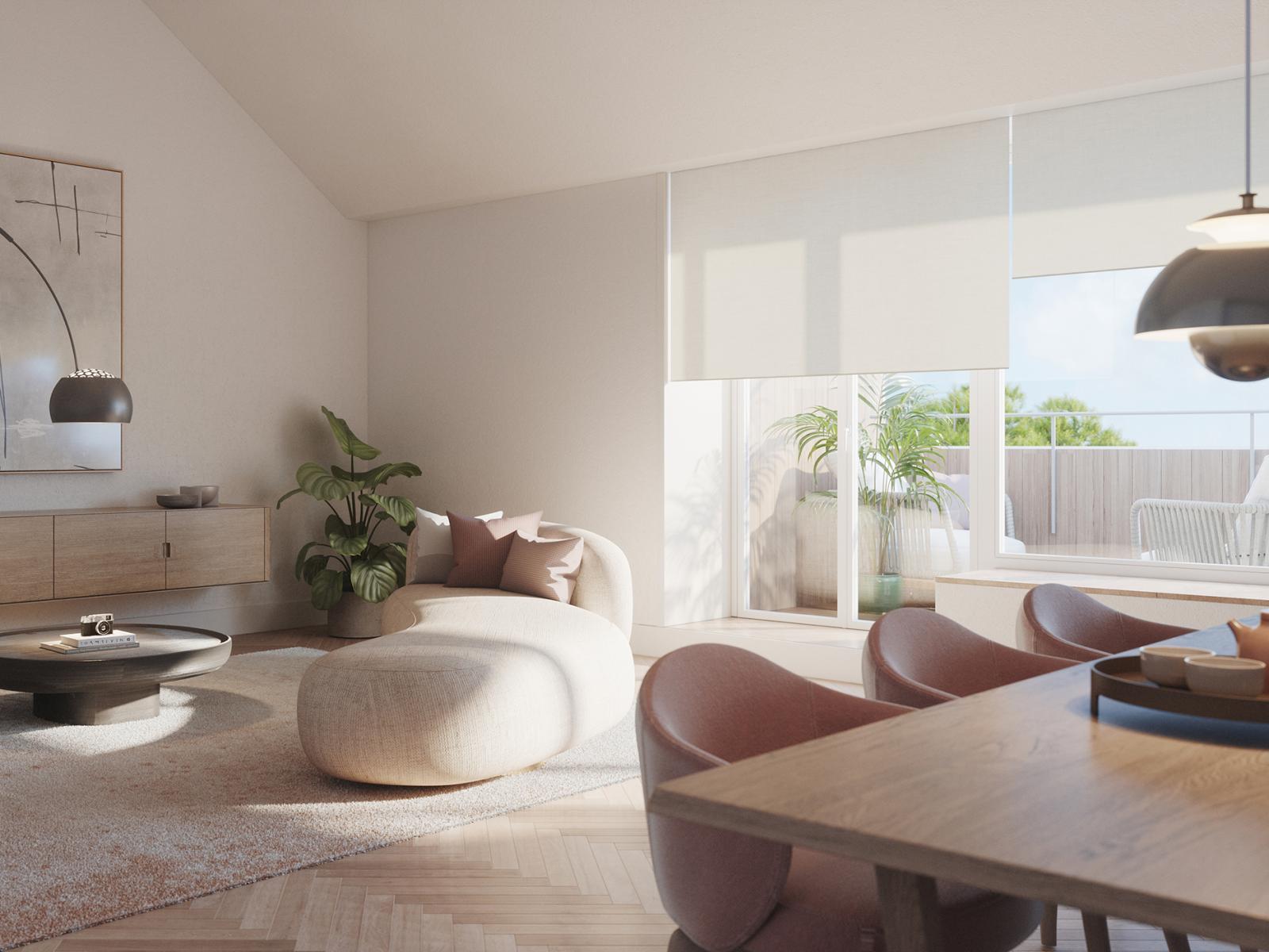 1 bedroom flat with 100m² balcony and parking in Beato Lisbon