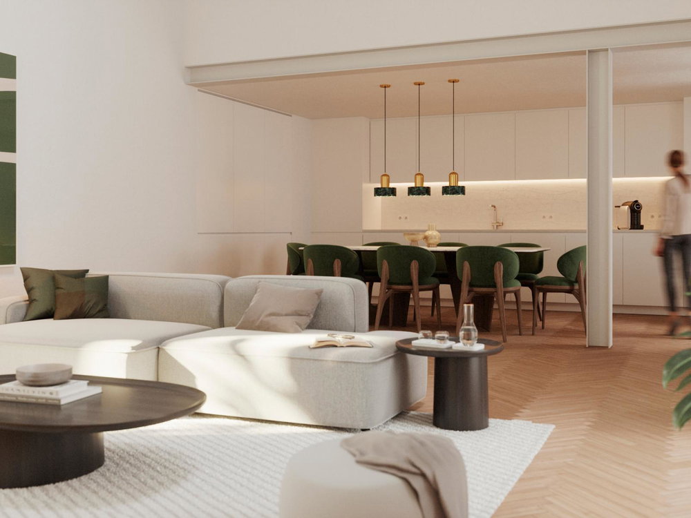 2 bedroom flat with 149m², balcony and parking in Beato, Lisbon
