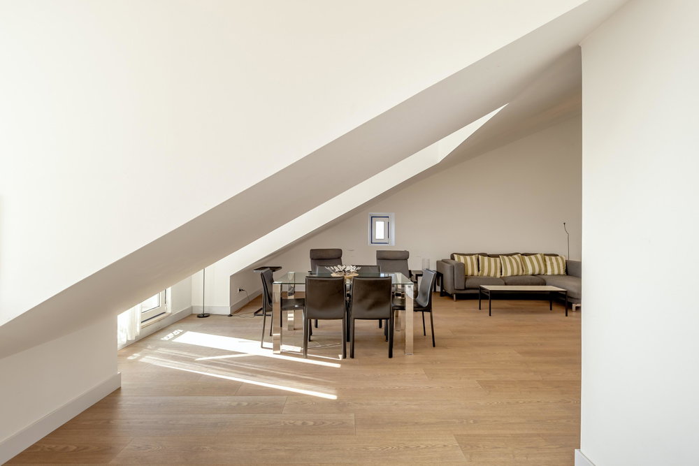 Two bedroom apartment with two balconies and river view