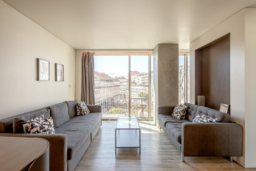 Studio with balcony and river view in Santos