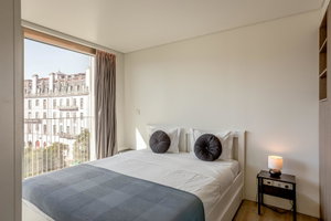 Studio with balcony and river view in Santos