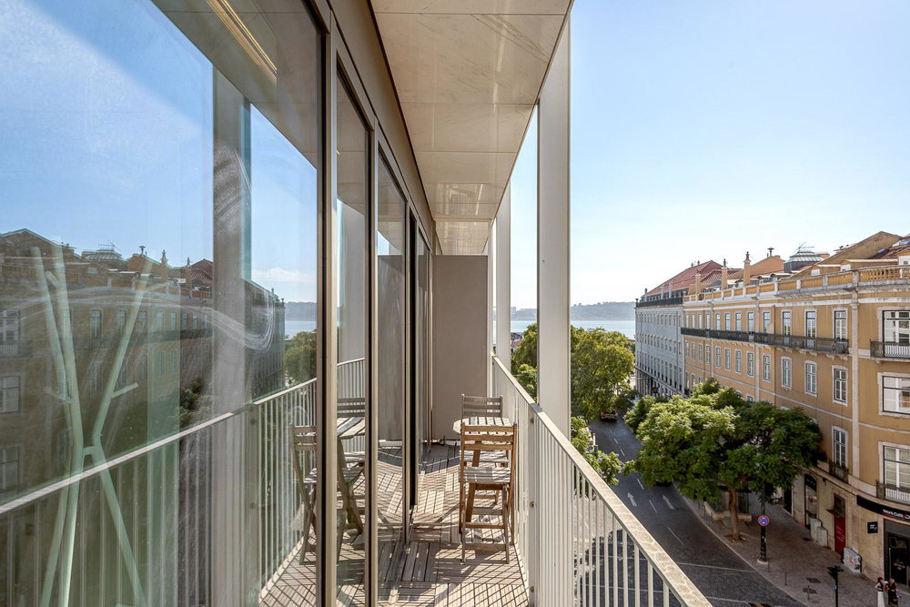 Studio with balcony and river view in Santos