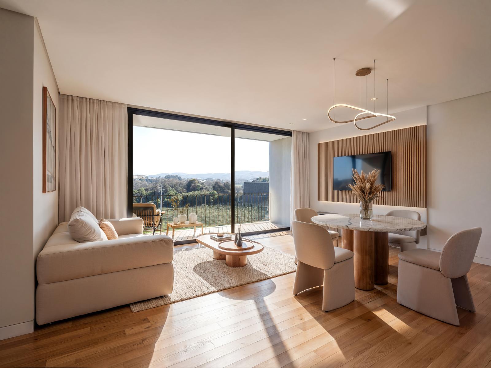 Apartamento T0 com varanda e garagem em Fânzeres Gondomar