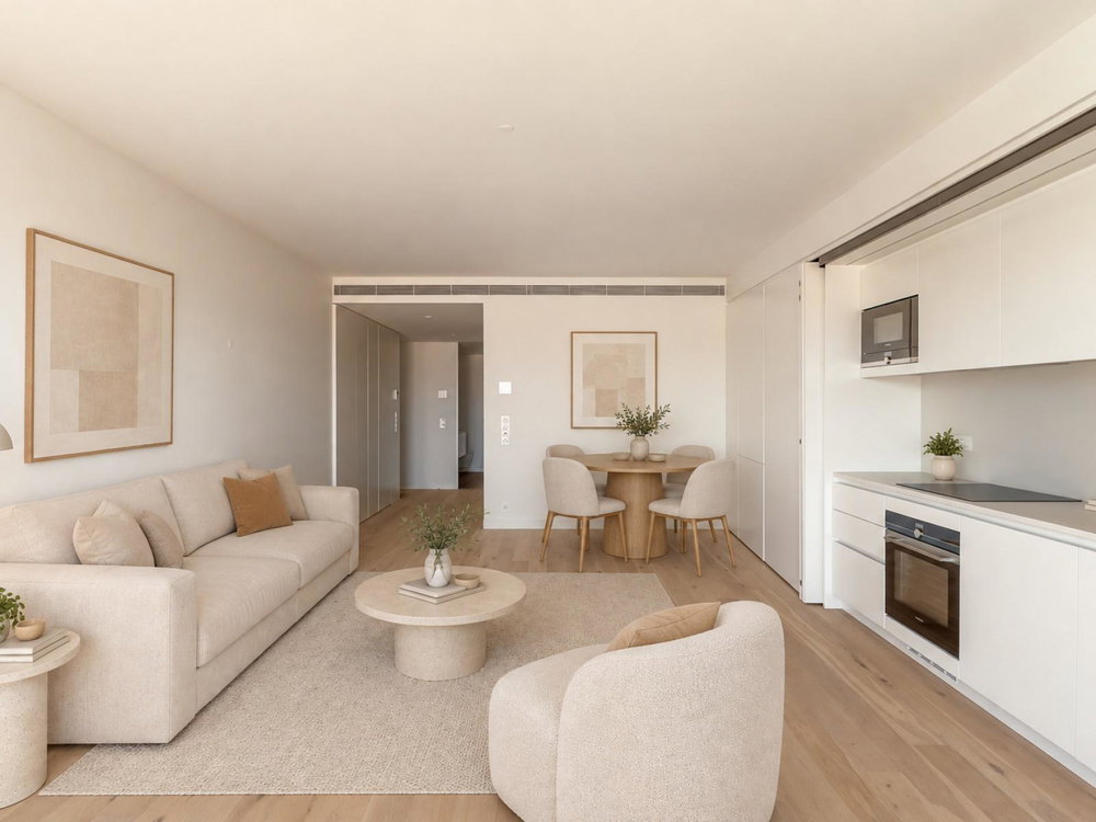 2-bedroom apartment at Villa Infante with a balcony and river views.