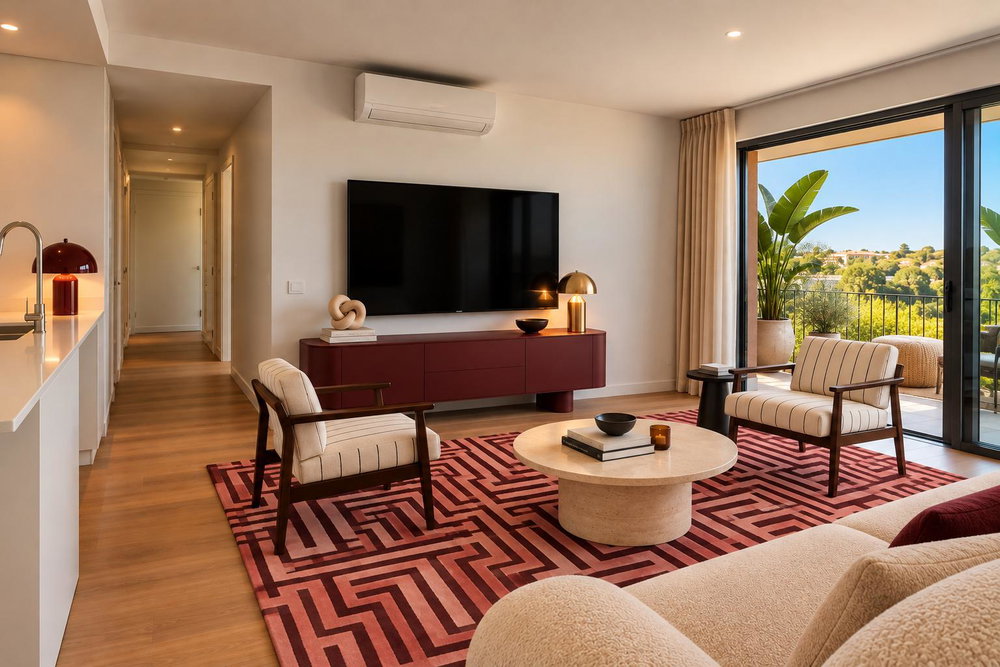2-bedroom apartment with a balcony, parking and a storage room, in Miraflores