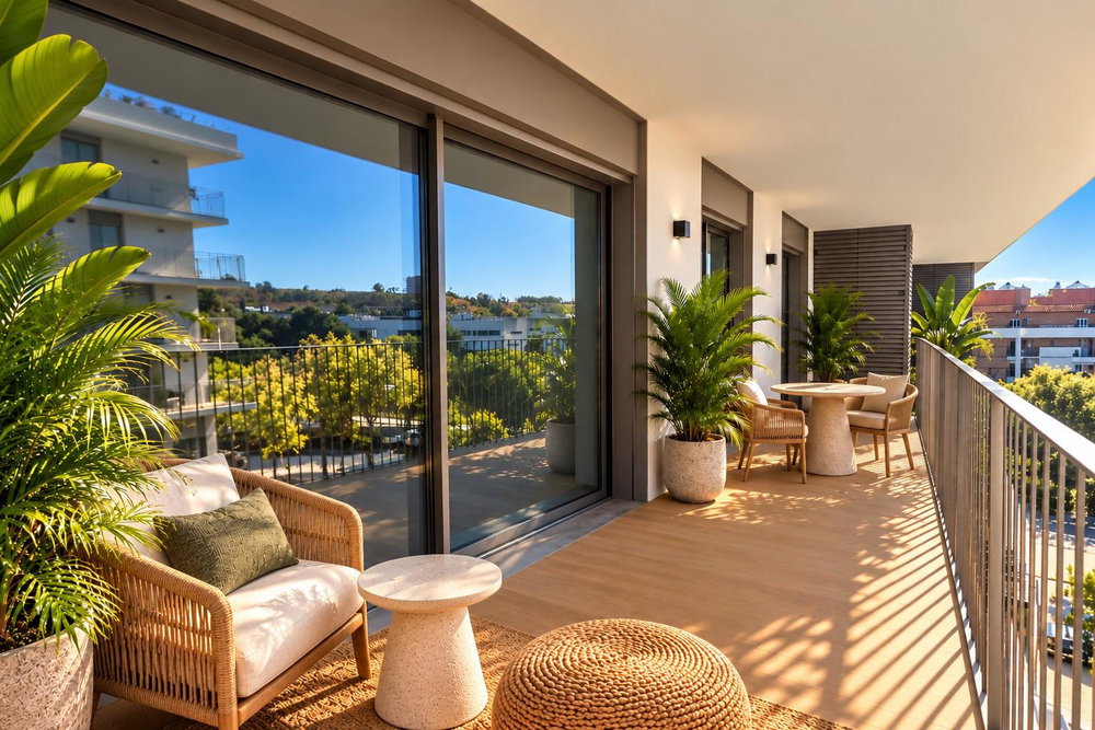 2-bedroom apartment with a balcony, parking and a storage room, in Miraflores