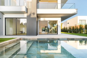 Contemporary 5+3 Bedroom Villa with Garden and Pool 271086389