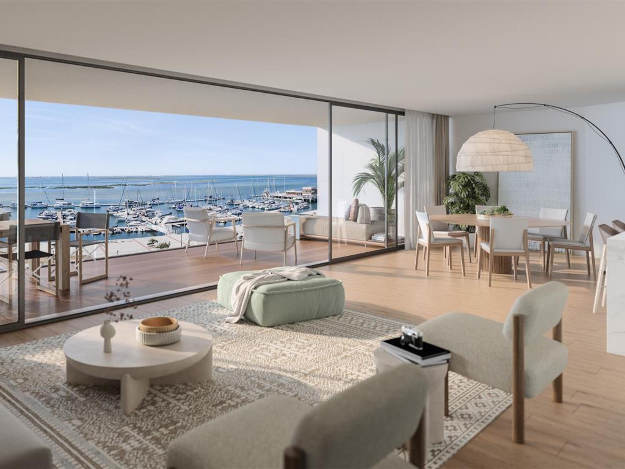2 Bedroom apartment with balcony in Olhão Algarve