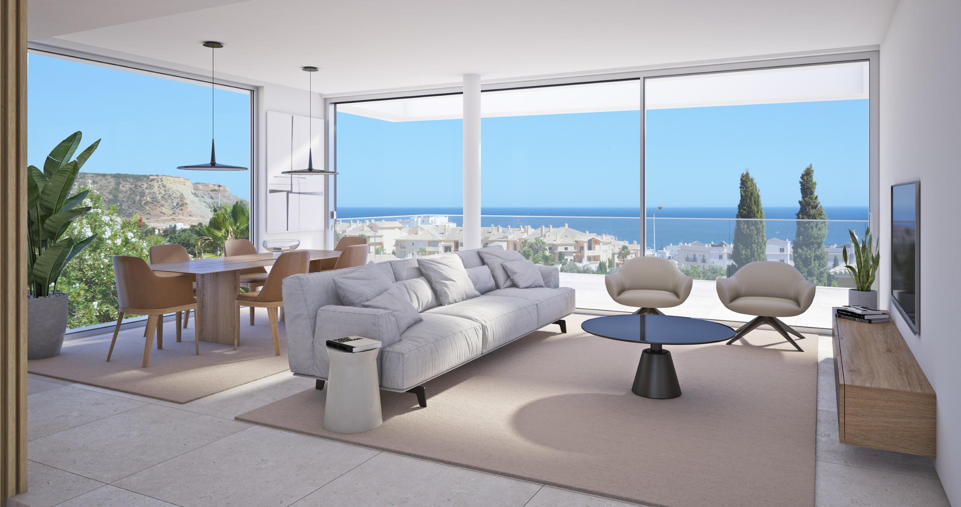 3-bedroom villa new with swimming pool and sea view in Luz Algarve