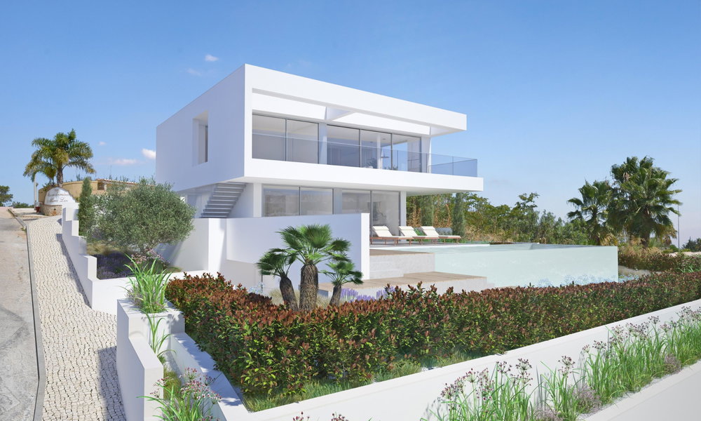 3-bedroom villa, new, with swimming pool and sea view in Luz, Algarve