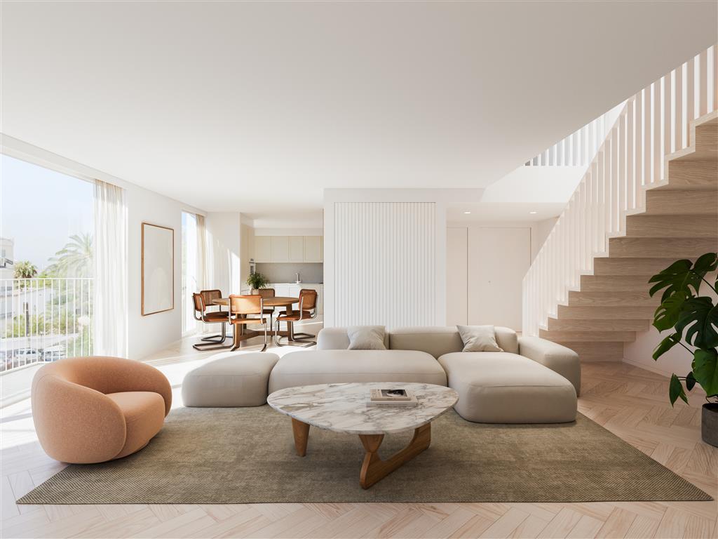2 Bedroom apartment with parking Conde da Ribeira Lisbon