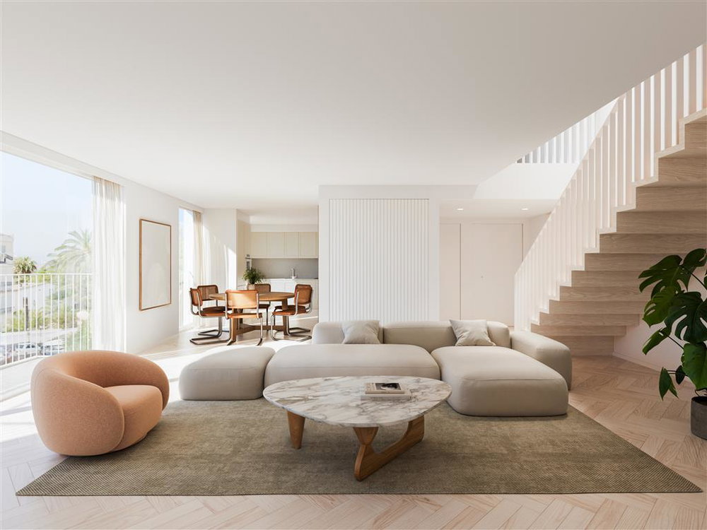 3 Bedroom duplex with parking, Conde da Ribeira, Lisbon