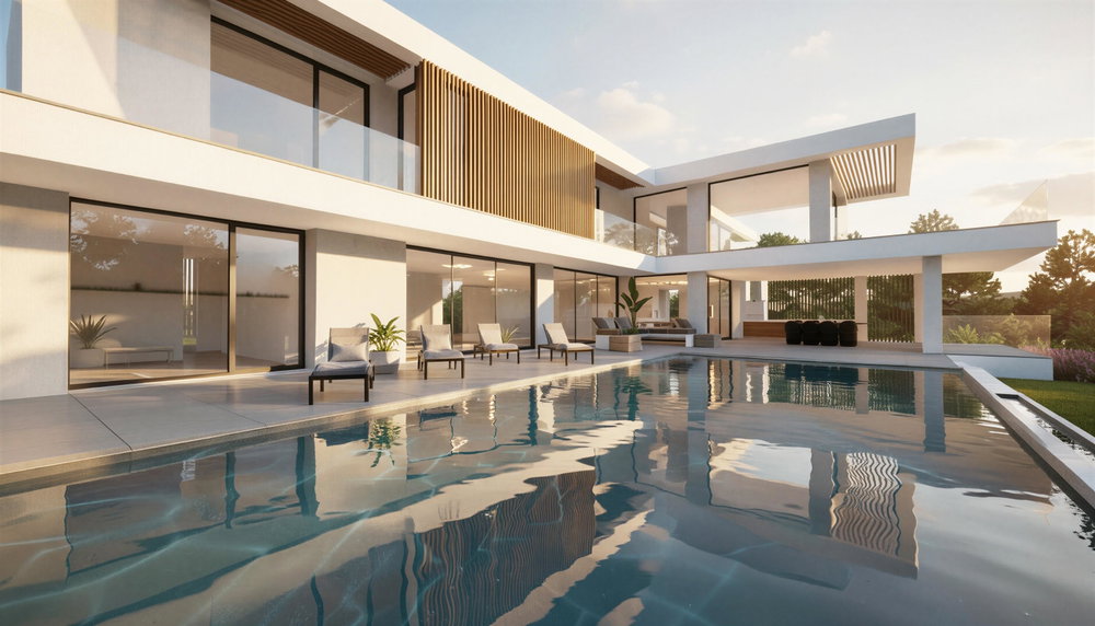 4-bedroom villa, with pool, garage, in Venda do Pinheiro