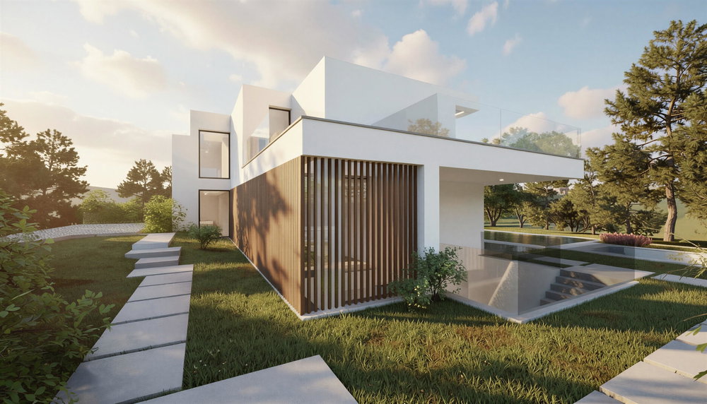 4-bedroom villa, with pool, garage, in Venda do Pinheiro