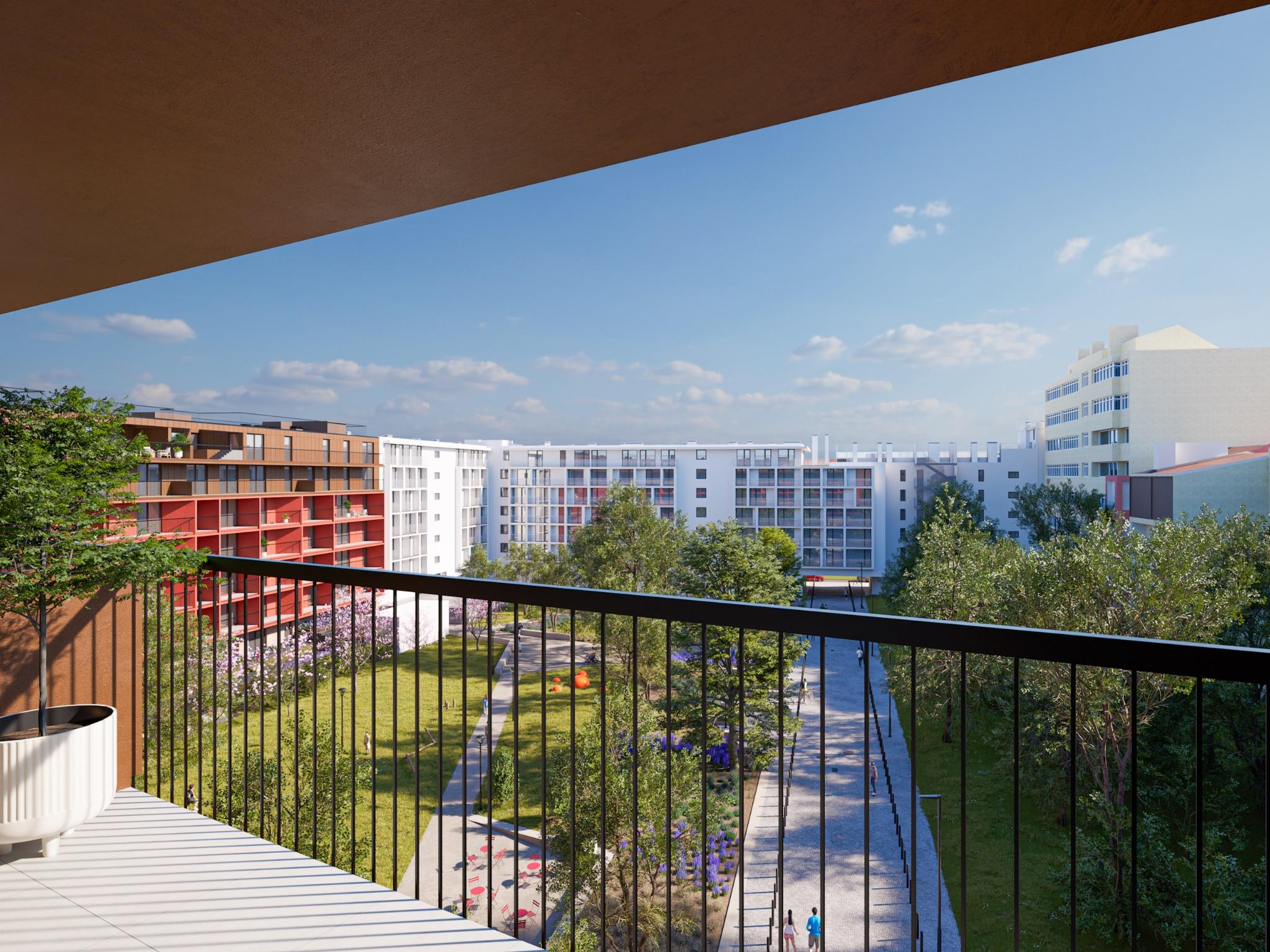 2-bedroom apartment with parking at the Vertice Lisbon