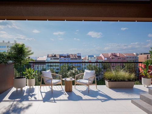 5-bedroom apartment with parking space, at the Vertice, Lisbon