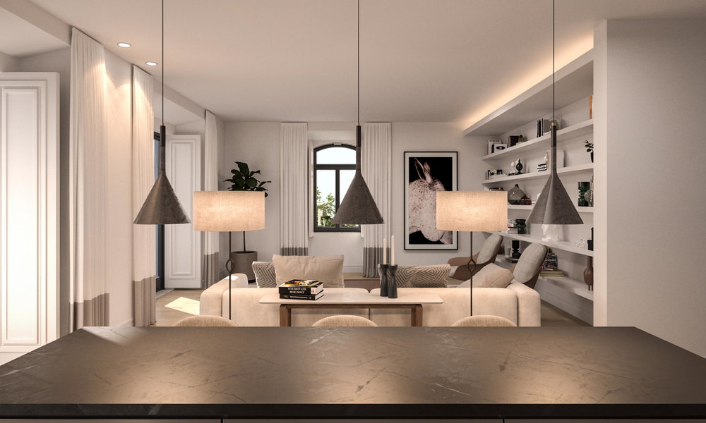 2 bedroom apartment with garden and pool in Monte Estoril