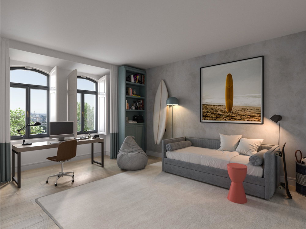 4 bedroom apartment with balcony and garage in Monte Estoril 483593147