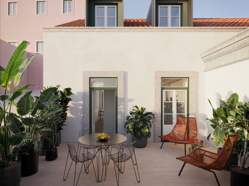 1 Bedroom apartment with balcony, Rocio Salema Courtyard, in Lisbon 3962951831