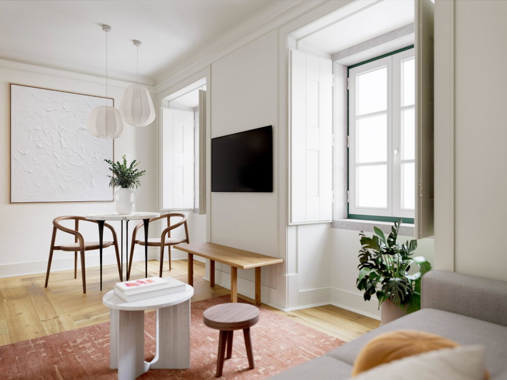1 Bedroom duplex apartment with balcony Rocio Salema Courtyard, Lisbon 2044978128
