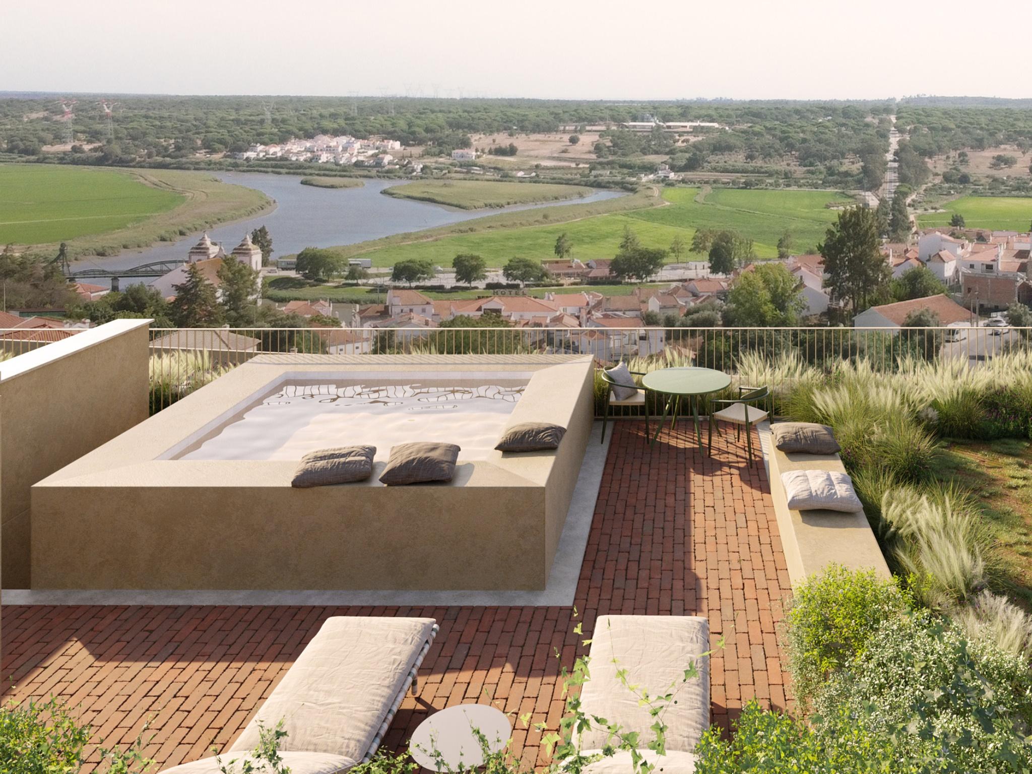 3-bedroom apartment with private pool in Alcácer do Sal