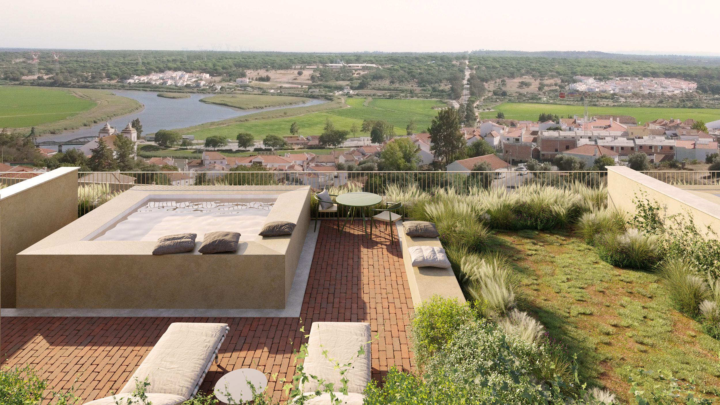 3-bedroom apartment with private pool in Alcácer do Sal