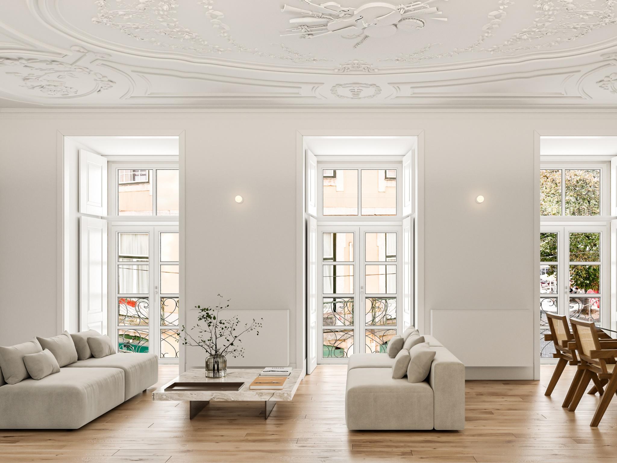 New 4-bedroom duplex apartment with balcony at Stephens in Lisbon