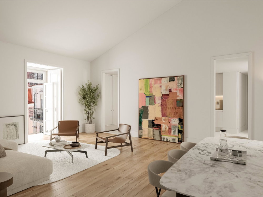 New 2-bedroom apartment with balcony at Stephens, in Lisbon